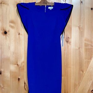Calvin Klein Blue Sheath Dress